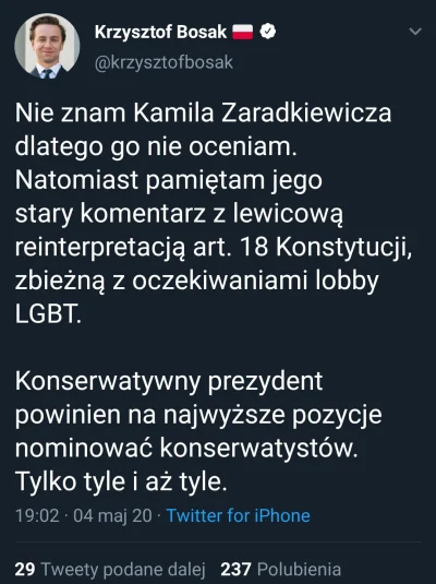 RegularJohnny - Prezydent nominuje I prezes Sądu Najwyższego według jego światopogląd...