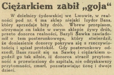 dr_gorasul - Ot taki wycinek z jednej z polskich gazet sprzed wojny.