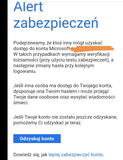 psi-nos - Co to? Ktoś dostał takie coś? Nie sądzę żeby ktoś się włamał na moje konto,...