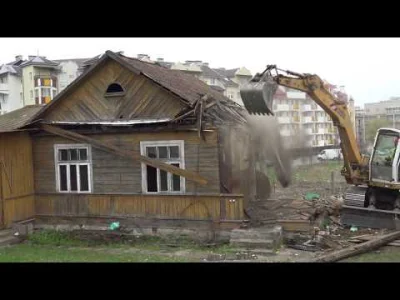 a.....m - o tak powinni wjechac na szkolna, sciane koparka rozp... a potem konona na ...