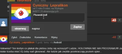 Gprre - @zajcus: żniwa mam dzisiaj. Nic tylko czarnolistować. Będzie wiadomo na przys...