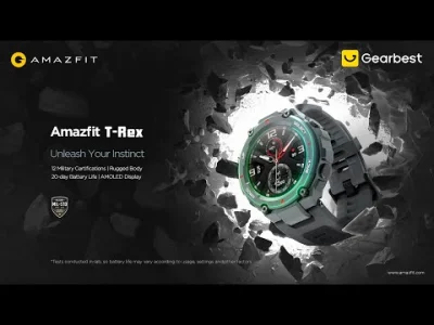 GearBest_Polska - == ➡️ Smartwatch Amazfit T-Rex za 638,96 zł ⬅️ ==

Ten świetny sm...