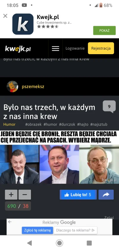 Weronika1986 - @popmart: a hajto specjalne wjechał? Hajto i Najsztub to ten sam kalib...