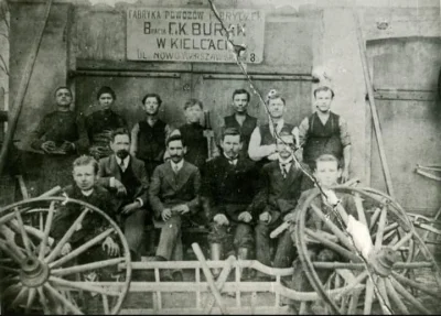 generalnyprzeglad - Kielecka firma "Burak" wytwarzająca min. bryczki.
Rok około 1880...
