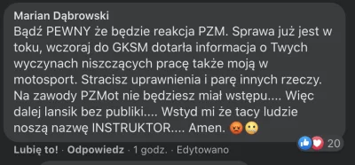 211wacek - Pan Marian to członek zarządu okręgowego PZMot Białystok, więc miejmy nadz...