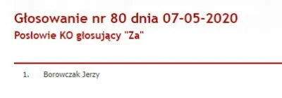 tymirka - @Proktoaresor: co w głosowaniu nad odrzuceniem weta senatu ma dokładnie tak...