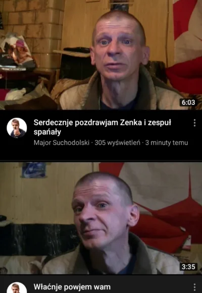 I.....u - szykuje się przyjechać Zenek Martiniuk odwiedzić majora
K: Zenek śmietana
...