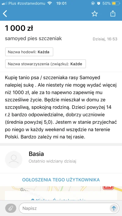 Frutis - Jeżeli nie stać Pani na psa, który średnio kosztuje 4 tysiące, to może lepie...