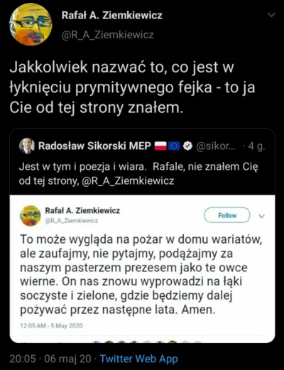 Kapitalista777 - Sikorski, idol Wykopu, taki doskonały dyplomata, podaje ordynarne fe...