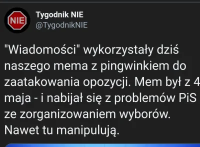 jaroty - @LubiePaczki: nie. Mało tego, tygodnik NIE twierdzi, że zmanipulowano ten me...