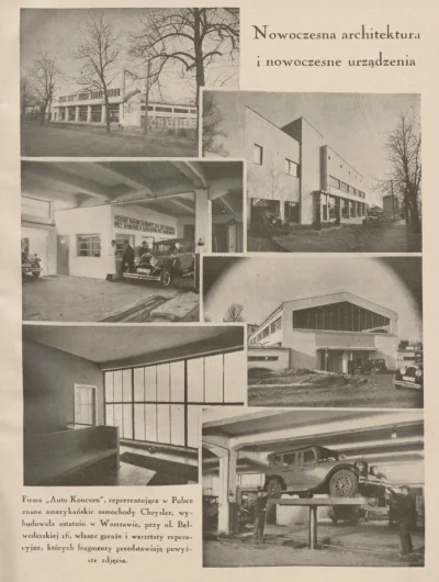 francuskie - Rok 1930 w motoryzacji: Salon Chryslera w Warszawie w prestiżowej lokali...