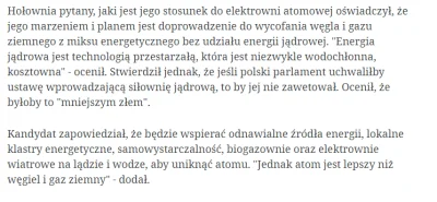 lakukaracza_ - W gorących wisi post o tym, że Hołownia jest przeciwko elektrowni atom...