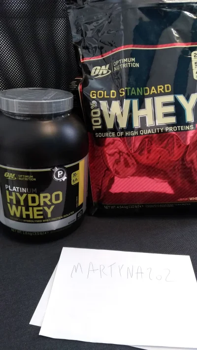 martyna2o2 - #sprzedam 
nowe:
100% Whey Gold Standard Chocolate 4,5kg, data spozyci...