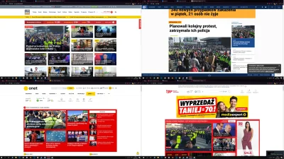 L.....l - Jak wyglądają główne strony mainstreamowych mediów?
Polsat News: "Protest ...