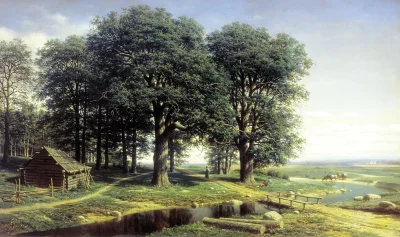 Hoverion - Michail Clodt 1832 (1833) - 1902
Dębowy gaj, 1863, olej na płótnie, 98x16...