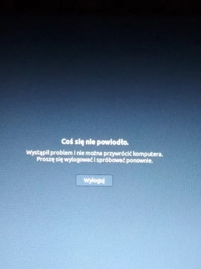 Kwas747 - Aktualizowalem Ubuntu do nowej wersji i taki błąd mi wyskoczył #ubuntu #lin...