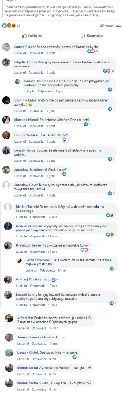 sharkulec - Garstka komentarzy z pisowskiej stronki... to jest przerażające jak bardz...