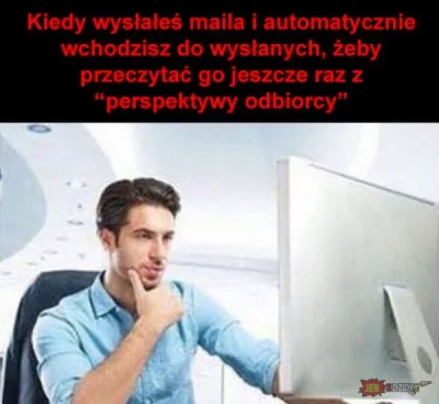 ziom404 - Za każdym wysłanym e-mailem
#heheszki #humorobrazkowy