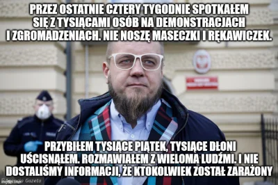 ZapomnialWieprzJakProsiakiemByl - "wirusy nie istnieją bo ich nie widzem"
Nowy bohat...