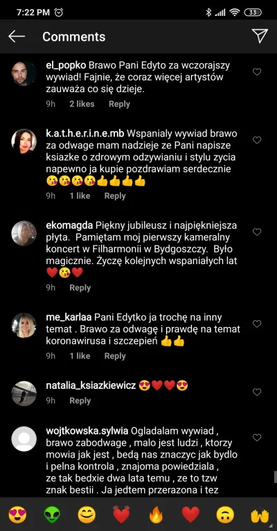 ztegochlebamakiniebedzie - @Soojin21: tymczasem komentarze na jej Instagramie xD