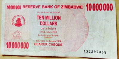 hektar - Może myśleli że chodzi o dolary Zimbabweńskie?