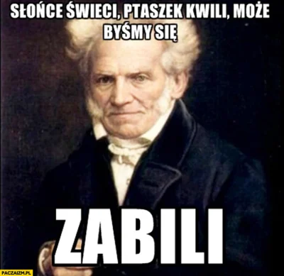 goferek - #oswiadczenie #schopenhauer