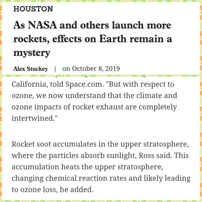RoastieRoast - Starty rakiet niszczą warstwę ozonową - bezmyślna turystyka kosmiczna ...