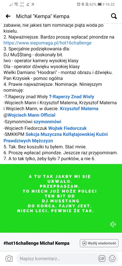 JagniecymFuterkiemWalekPokryty - "oficjalną" stronę od #hot16challenge2 to prowadzi j...