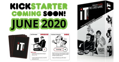 JavaDevMatt - Strona Kickstarterowa angielskiej wersji "IT Startup" #karciankait właś...
