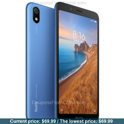 n____S - Xiaomi Redmi 7A 2/16GB Global Blue - Banggood 
Kupon: BG57ACL
Cena: $69.99...