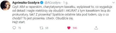 jaxonxst - Agnieszka Gozdyra krytykuje krytyków Korwina. Można mieć o niej i o Korwin...