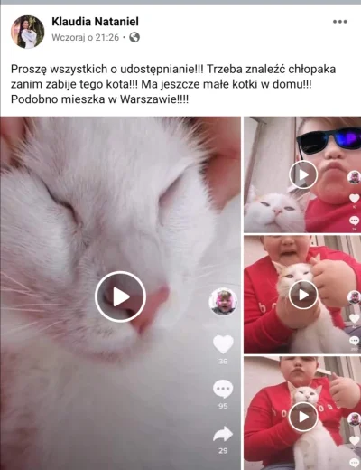 balatka - Kto na #facebook niech wejdzie w profil tej dziewczyny i tam są te filmiki ...