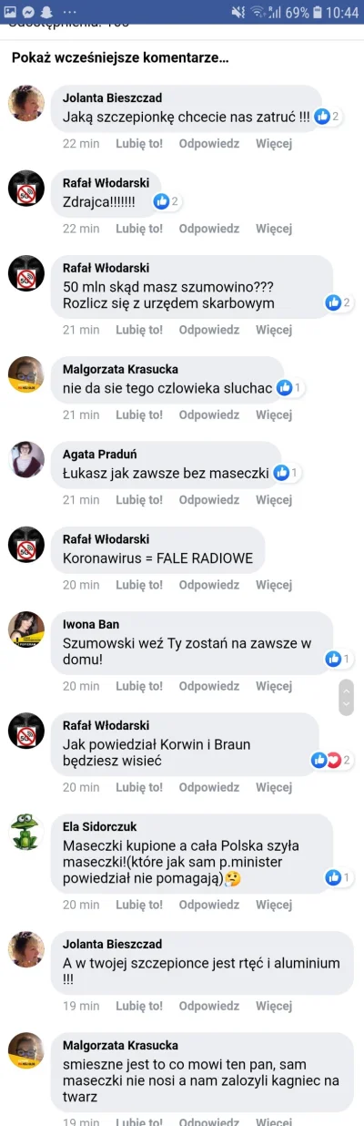 a2t1 - A w komentarzach trwa zaciekła dyskusja szczepionkowo-radiowa xD Czo ten naród...