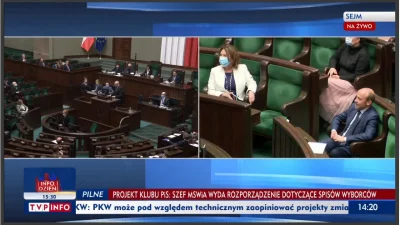 FlasH - Oglądam sobie jednym okiem transmisję z Sejmu w #tvpinfo.

Jedna kamera bez...