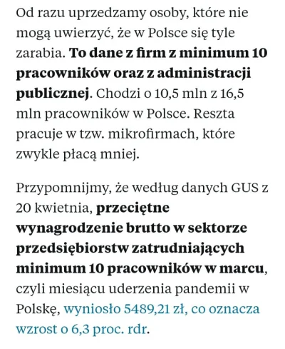 darshan12 - Małe sprostowanie. Niemniej jednak wciąż dziwi tak wysoka średnia zarobkó...