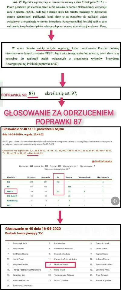 Volki - @GoddamnElectric 
Gdy w analogicznej sytuacji Lewica popierała PiS w głosowan...