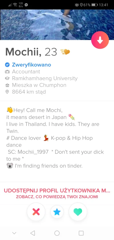 Jasmo - Dzisiejsze moje znalezisko z #tinder
Jak uważacie dobry towar? ( ͡° ͜ʖ ͡°)
...