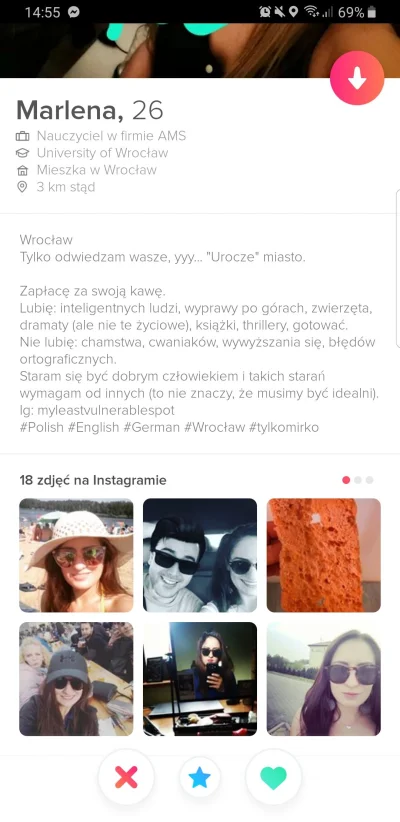 basssiok - Która to różowa? #tinder ( ͡º ͜ʖ͡º)