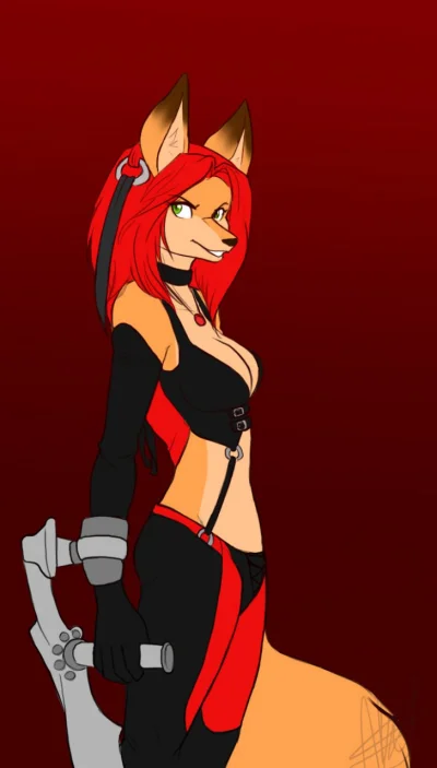 Kosciany - #sfur #gry #bloodrayne #furry