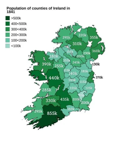 siRcatcha - Hrabstwo Cork w Irlandii w 1841 roku było najbardziej ludnym obszarem. Wy...