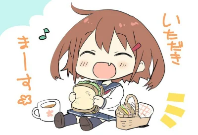 Merli20 - Pora zjeść śniadanko (⌒(oo)⌒)
#anime #randomanimeshit #kantaicollection #ik...