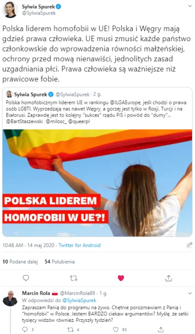 RegularJohnny - Jeszcze raz powtarzam. W Polsce nie ma żadnej homofobii, homofobię wy...