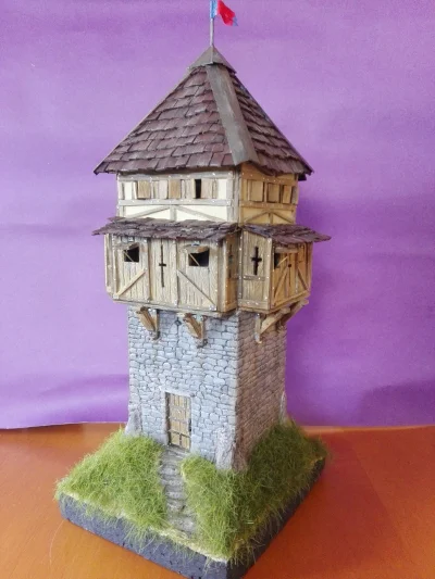 Anmares - #modelarstwo #handmade #hobby #diy #diorama Wieża graniczna/Strażnica