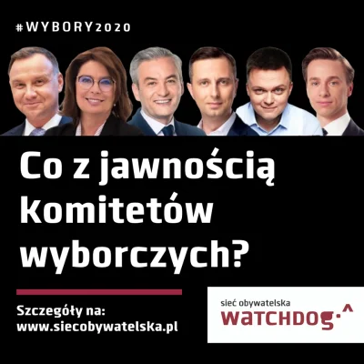 WatchdogPolska - Jaki stosunek do jawności mają komitety wyborcze i sami kandydaci na...