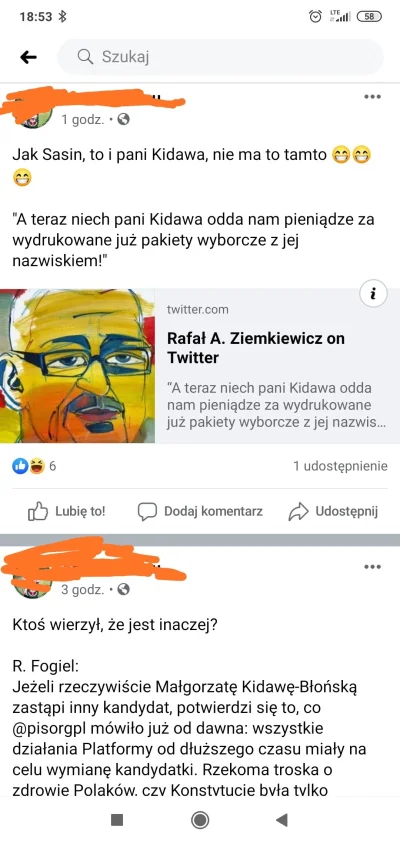 szczurek_87 - @fanmarcinamillera dawałem luzem - ale dam i tu. Twardy elektorat klasz...