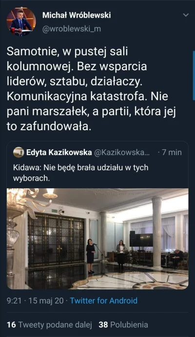 dupa-z-tylu - Byłem pierwszy, który lamentował, że to najgorszy kandydat jakiego PO m...