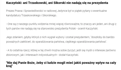 K.....i - No i jarek się obsrał.
#bekazpisu #wybory #polityka #radekmusisz