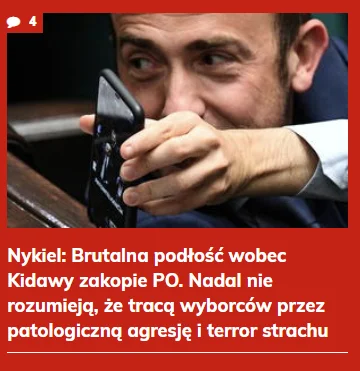 krdk - Oho, portal wPolityce przyznaje się do szczucia na opozycję xD 

#neuropa #4...