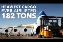 WuDwaKa - Przeładunek transformatora o wadze 182 ton z Antonova AN-225 na lawetę

#...