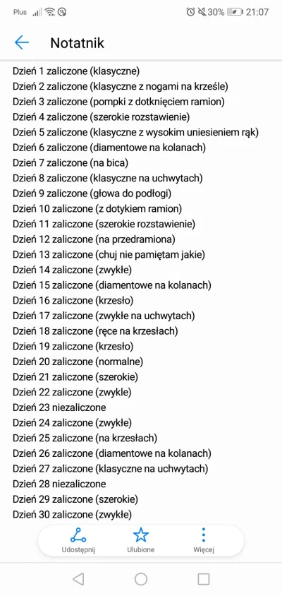 G.....7 - 15 dzień maja a więc dobiegł końca mój pompkowy challenge #100pompek codzie...